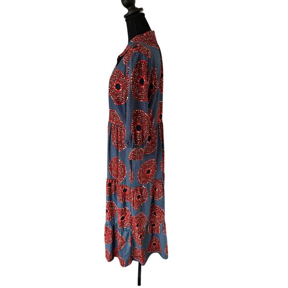 The OULA Maxi Print Dress - Size Medium - Never Worn - Picture 7 of 12
